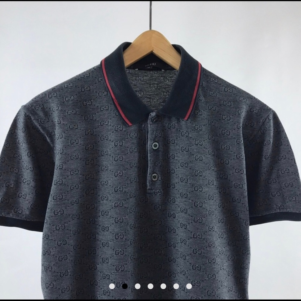 Gucci monogram polo shirt